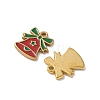 304 Stainless Steel Enamel Pendants STAS-L300-012G-08-2