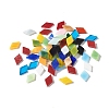 Rhombus Mosaic Tiles Glass Cabochons DIY-P045-07-1