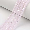 Electroplate Glass Beads Strands EGLA-A034-J8mm-L05-1