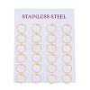 304 Stainless Steel Stud Earrings X-EJEW-Z012-10D-G-3