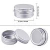 Round Aluminium Tin Cans CON-BC0004-82-2