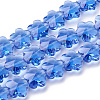 Transparent Glass Beads GLAA-Q066-10mm-C08-1