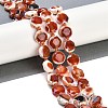 Natural Fire Crackle Agate Beads Strands G-NH0004-050-1