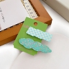 2Pcs Plastic Alligator Hair Clips PW-WG4AB33-04-1