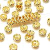 Brass Grade A Rhinestone Spacer Beads RSB160NF-02G-1
