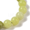 10mm Round Natural Lemon Jade Braided Bead Bracelets BJEW-C067-01C-02-3