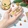 12Pcs 6 Colors Glass Enamel Beads LAMP-CJ0002-67-4