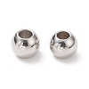 304 Stainless Steel Round Spacer Beads STAS-N020-18B-3