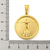 Ion Plating(IP) 304 Stainless Steel Pendants STAS-R231-13A-G-3