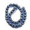 Handmade Foil Lampwork Beads Strands FOIL-K003-06B-19-3
