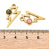 Natural Mixed Stone Pendants STAS-Z100-08G-3