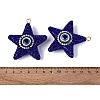 Handmade Polymer Clay & Rhinestone & Resin Big Pendants FIND-Q123-02D-3