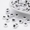 Acrylic Beads PL37C9070-W-1