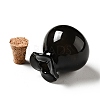 Lucky Bag Shape Glass Cork Bottles Ornament LS-AJEW-A039-02I-3