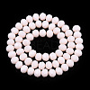 Opaque Solid Color Glass Beads Strands X-EGLA-A034-P10mm-D33-3