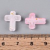 Gradient Color Transparent Acrylic Beads OACR-M023-03E-4