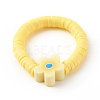Handmade Polymer Clay Stretch Rings RJEW-JR00345-2