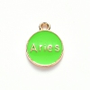 Alloy Enamel Pendants X-ENAM-S124-01A-06A-3
