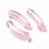 UV Plating Transparent Rainbow Iridescent Acrylic Beads OACR-A016-01K-1