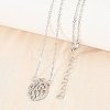 Brass Micro Pave Clear Cubic Zirconia Flame Pendant Adjustable Slider Necklaces KK-CBA4547-10P-3