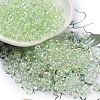 6/0 Inside Colours Fringe Glass Seed Beads SEED-A034-03E-1