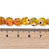 Handmade Millefiori Lampwork Beads Strands LAMP-G166-17A-06-4