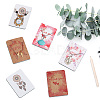  120Pcs 6 Styles Paper Necklace Display Cards CDIS-NB0001-39-7