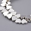 Non-magnetic Synthetic Hematite Beads Strands G-A181-A02S-2