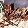 Waxed Round Wooden Sticks WOOD-OC0004-01B-5