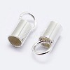 925 Sterling Silver Cord Ends STER-F036-21S-2mm-2
