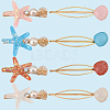 4 Bags 4 Colors Snap Hair Clips PHAR-CY0001-03-7