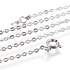 Brass Cable Chain Necklaces SW028-NF-2