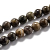 Round Natural Ocean Agate/Ocean Jasper Beads Strands G-L574-02A-1