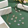 GOMAKERER 60Pcs 6 Style Alloy Enamel Pendants FIND-GO0001-06-4