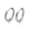 Non-Tarnish 304 Stainless Steel Hoop Earring EJEW-H134-01P-1