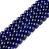 Natural Lapis Lazuli Round Beads Strands X-G-I181-10-6mm-3