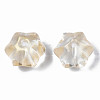 Transparent Spray Painted Glass Beads GLAA-S190-005A-08-2