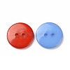 Acrylic Sewing Buttons BUTT-E084-B-M-2