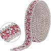 Glitter Hotfix Rhinestone(Hot Melt Adhesive On The Back) OCOR-WH0058-06-1