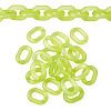 20Pcs Transparent Acrylic Quick Link Connectors OACR-TADJ0001-03G-1