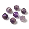 Natural Amethyst European Beads G-N342-03M-1