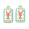 Printed Brass Pendants KK-CBAF9BC-16G-2