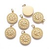 Ion Plating(IP) 304 Stainless Steel Charms STAS-F256-046G-1
