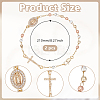 2Pcs Brass Beads Link Bracelets BJEW-GO0001-33-2