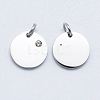 316 Surgical Stainless Steel Pendants STAS-J038-06P-2