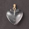 Spray Painted Glass Pendants GLAA-N035-016-A03-3