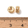 Brass with Clear Cubic Zirconia Beads KK-G503-16G-2