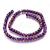 Electroplated Non-magnetic Synthetic Hematite Beads Strands G-P392-J05-1