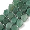 Natural Green Aventurine Beads Strands GG-CBAF8A8-A10-01-2