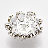 Silver Color Plated Brass Shank Buttons LS-X-RB-S066-09S-08-2